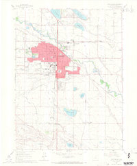 Fort Collins 1960 topographic map thumbnail