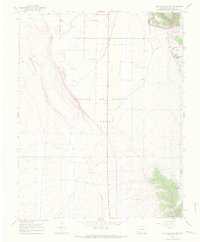 Fort Garland SW 1967 topographic map thumbnail