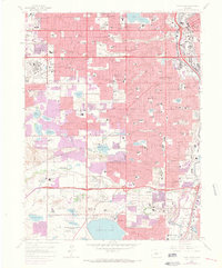 Fort Logan 1965 topographic map thumbnail