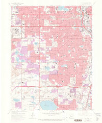 Fort Logan 1965 topographic map thumbnail