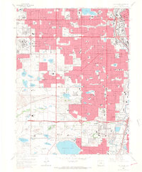 Fort Logan 1965 topographic map thumbnail