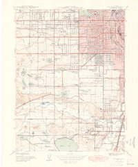 Fort Logan 1948 topographic map thumbnail