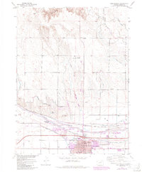 Fort Morgan 1971 topographic map thumbnail