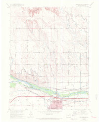 Fort Morgan 1951 topographic map thumbnail