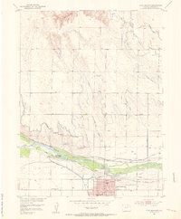 Fort Morgan 1951 topographic map thumbnail