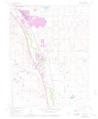 Fountain 1961 topographic map thumbnail