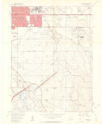 Fitzsimons 1957 topographic map thumbnail
