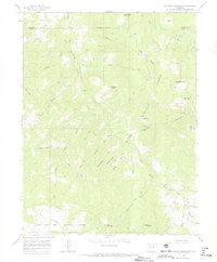 Flatiron Mountain 1963 topographic map thumbnail