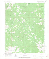 Flatiron Mountain 1963 topographic map thumbnail