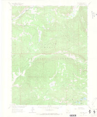 Floyd Peak 1962 topographic map thumbnail
