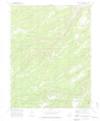 Escalante Forks 1973 topographic map thumbnail