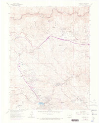 Evergreen 1971 topographic map preview