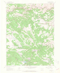 Evergreen 1965 topographic map preview