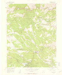 Evergreen 1957 topographic map preview