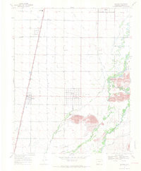 Manassa 1967 topographic map thumbnail