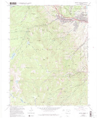 Manitou Springs 1961 topographic map thumbnail
