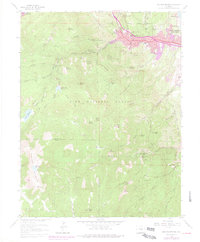 Manitou Springs 1961 topographic map thumbnail