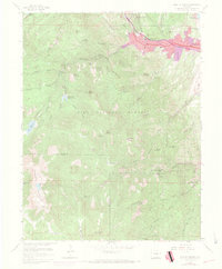 Manitou Springs 1961 topographic map thumbnail