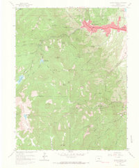Manitou Springs 1961 topographic map thumbnail