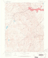 Manitou Springs 1961 topographic map thumbnail