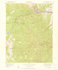 Manitou Springs 1948 topographic map thumbnail