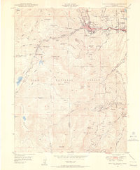 Manitou Springs 1948 topographic map thumbnail