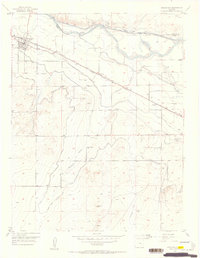 Manzanola 1954 topographic map thumbnail