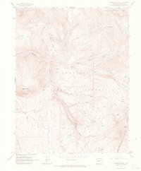 Marcellina Mountain 1961 topographic map thumbnail
