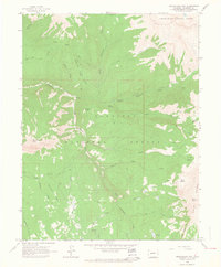 Marcellina Mountain 1961 topographic map thumbnail