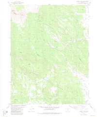 Marmot Peak 1982 topographic map thumbnail