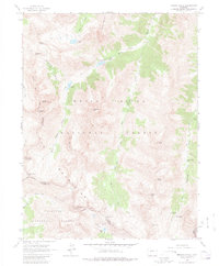 Maroon Bells 1960 topographic map thumbnail