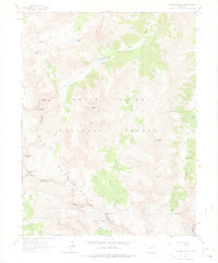 Maroon Bells 1960 topographic map thumbnail