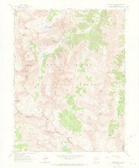 Maroon Bells 1960 topographic map thumbnail