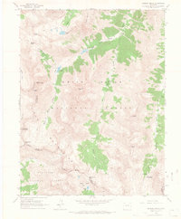 Maroon Bells 1960 topographic map preview
