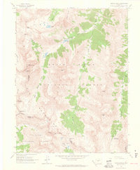 Maroon Bells 1960 topographic map thumbnail