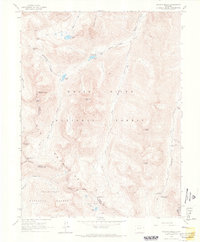 Maroon Bells 1960 topographic map thumbnail