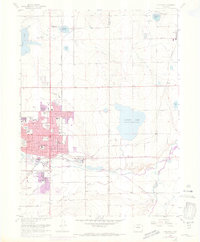 Longmont 1968 topographic map thumbnail