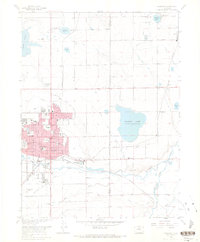 Longmont 1968 topographic map thumbnail