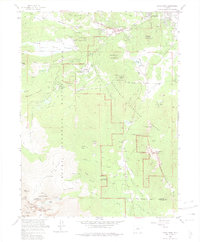 Longs Peak 1961 topographic map thumbnail