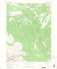 Longs Peak 1961 topographic map thumbnail