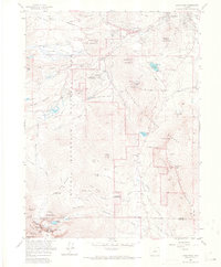 Longs Peak 1961 topographic map thumbnail