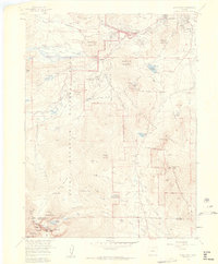 Longs Peak 1957 topographic map thumbnail