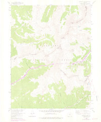 Loveland Pass 1958 topographic map thumbnail