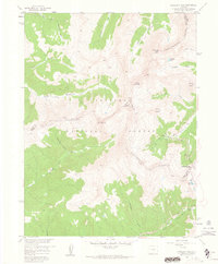 Loveland Pass 1958 topographic map thumbnail