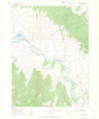 Lodore School 1954 topographic map thumbnail