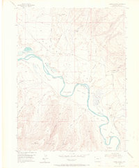 Lodore School 1954 topographic map thumbnail