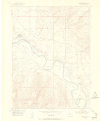 Lodore School 1954 topographic map thumbnail