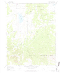 Lone Cone 1964 topographic map thumbnail