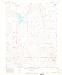 Lone Cone 1964 topographic map thumbnail