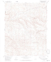 Lonetree Canyon 1984 topographic map thumbnail